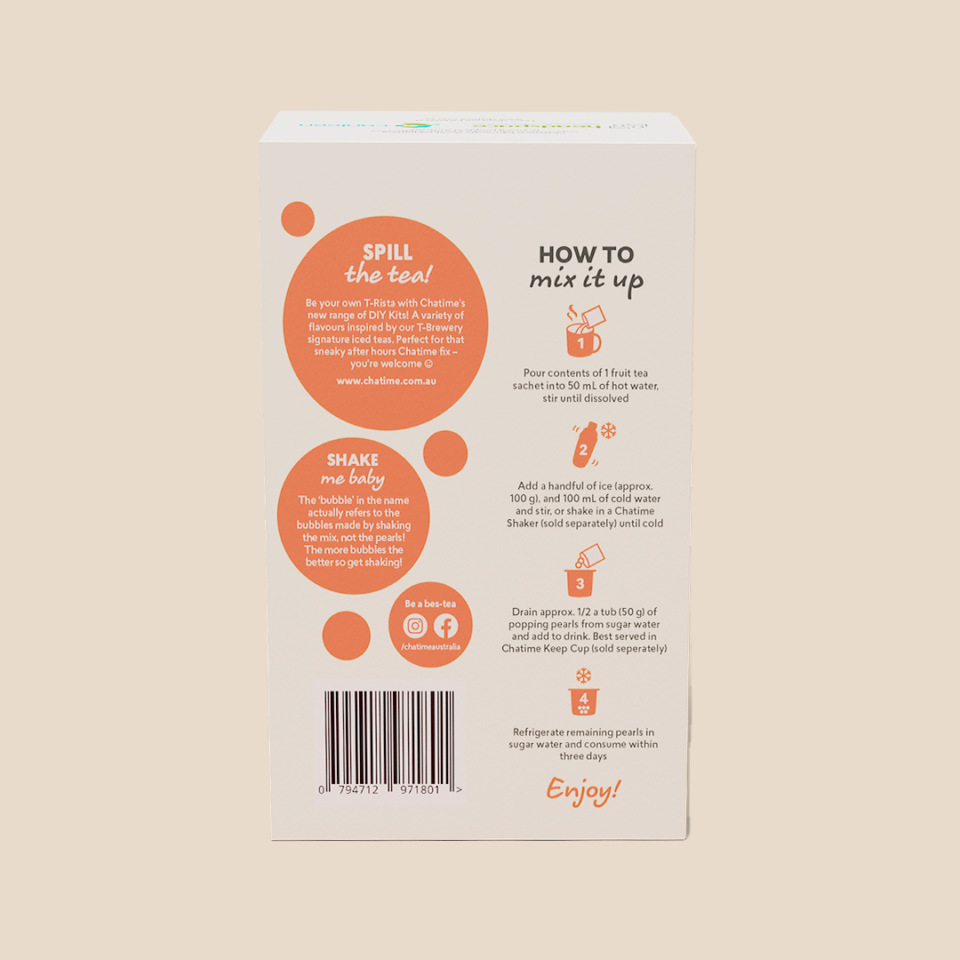 Peach Iced Tea Chatime